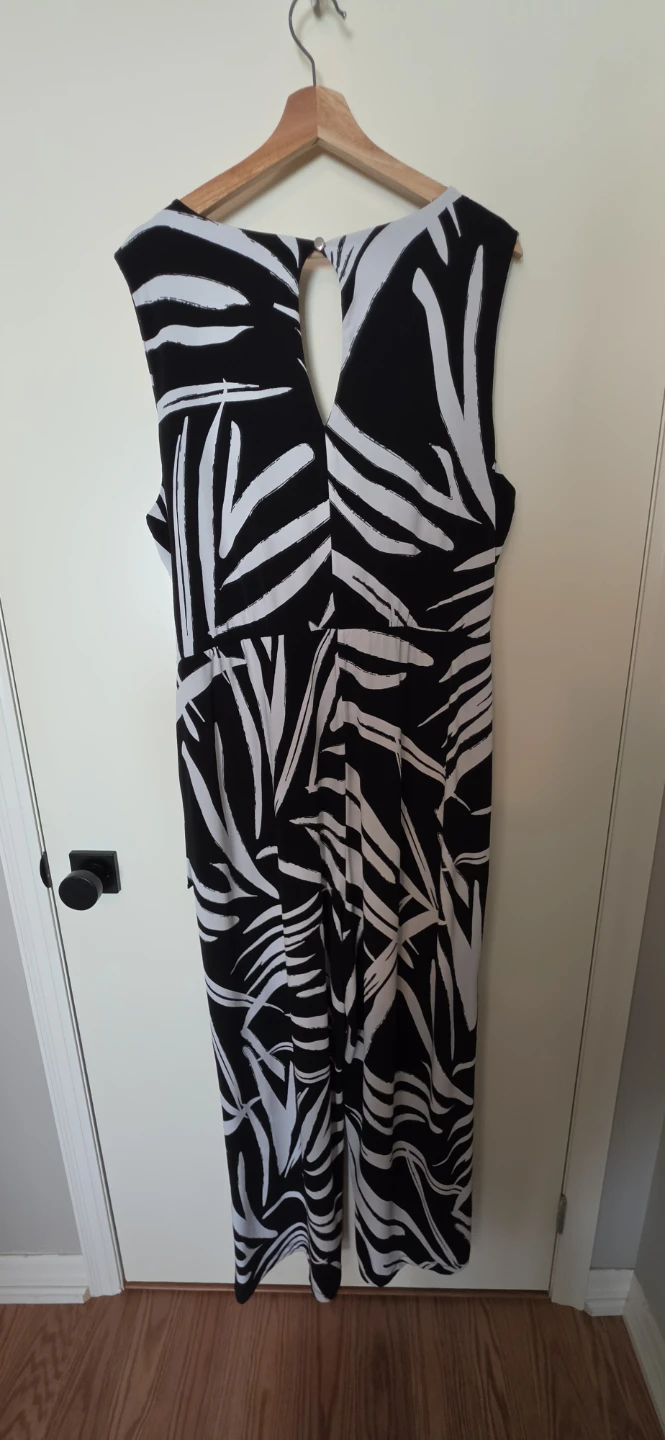 Laura Plus Black & White Print Jumpsuit - photo 4