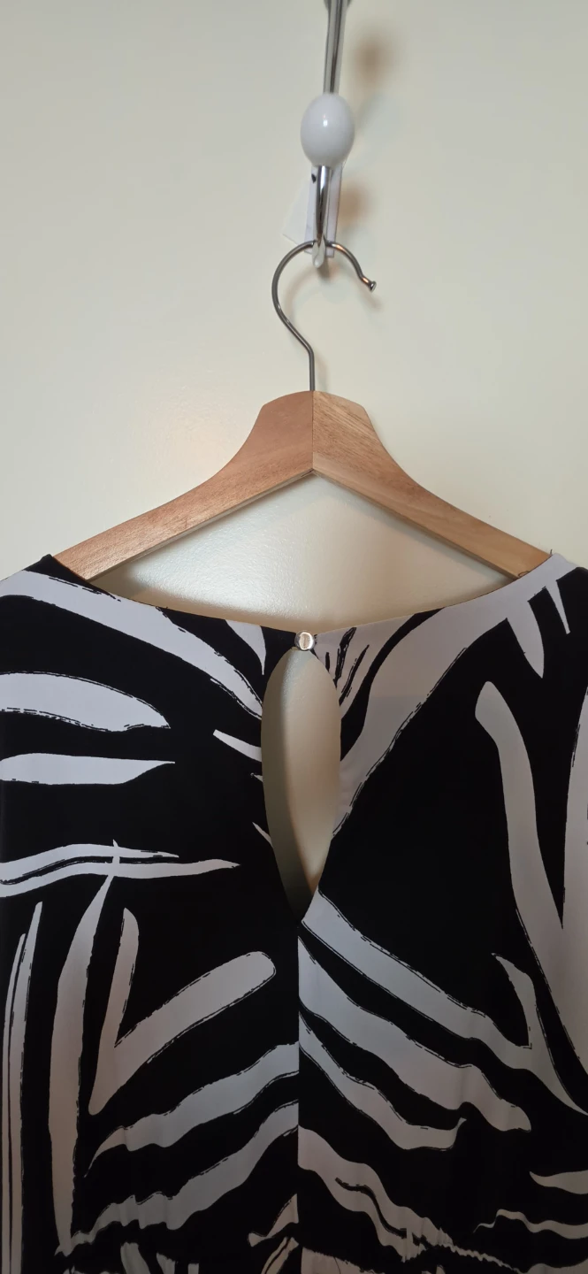 Laura Plus Black & White Print Jumpsuit - photo 5