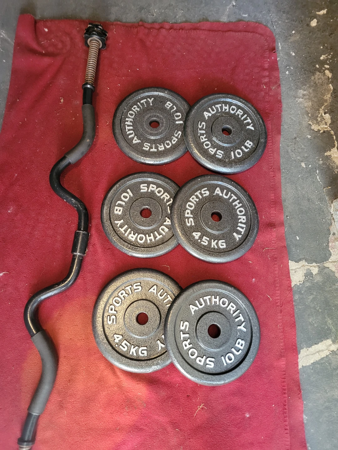 EZ-CURLBAR. 1" HOLE  60LBs. - photo 2