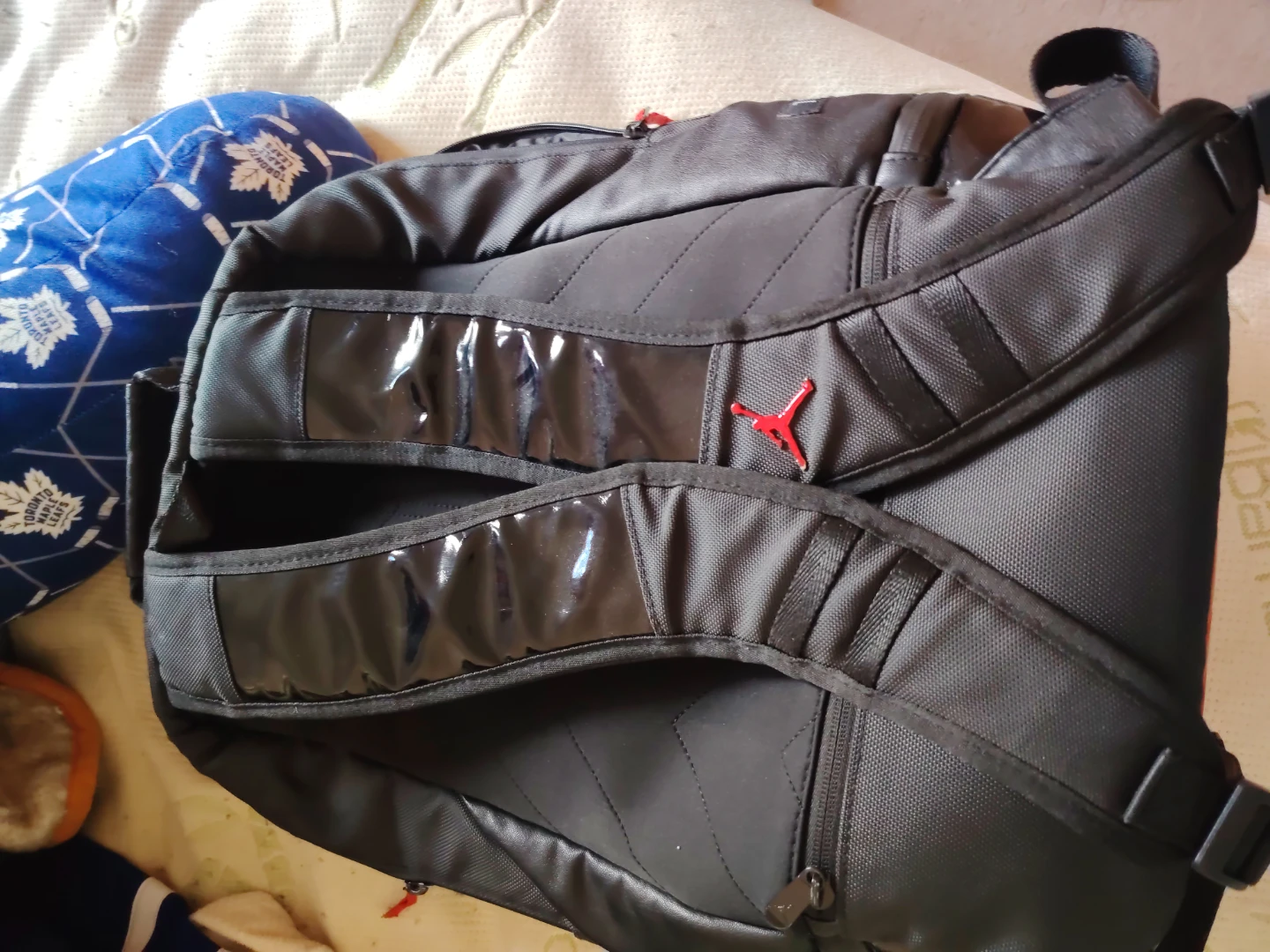 Jordan Black Red Backpack