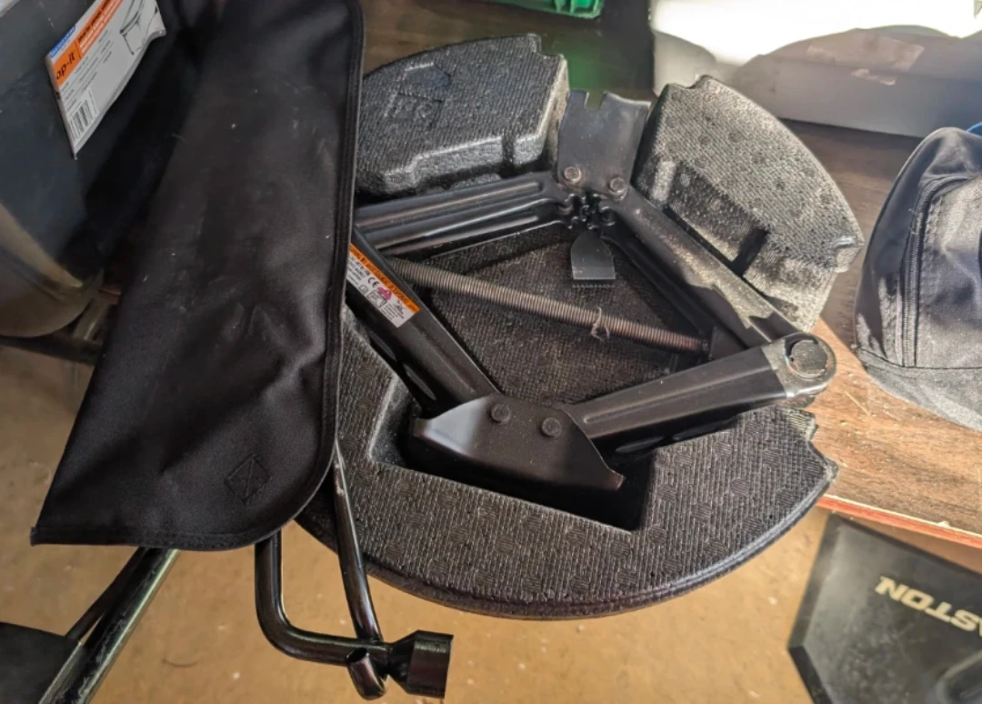 Car Jack and Tool Kit from rav4 le 2023