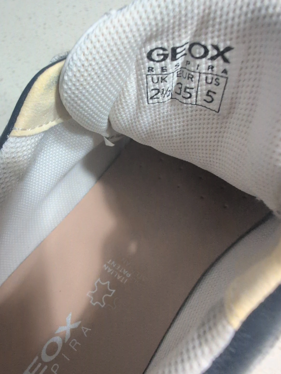 Geox Respira White Leather Sneakers - photo 2