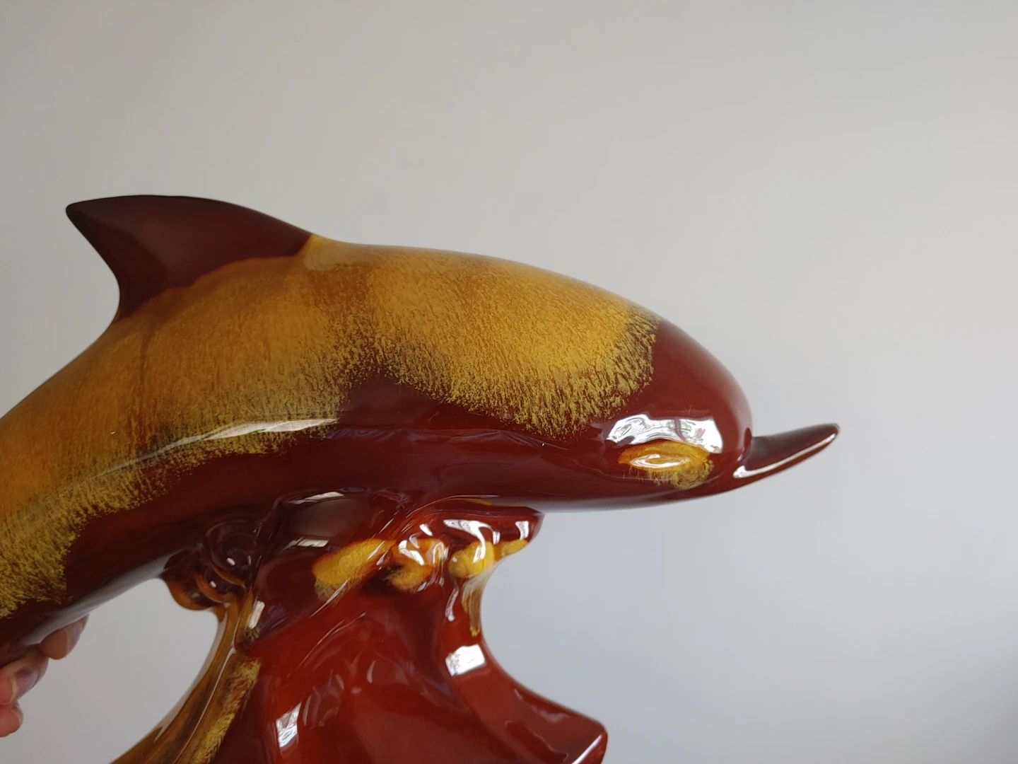Ceramic Dolphin Figurine - photo 4