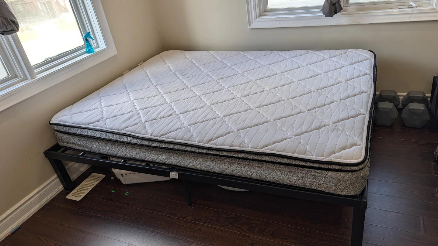 Queen Size Bed Frame + Mattress