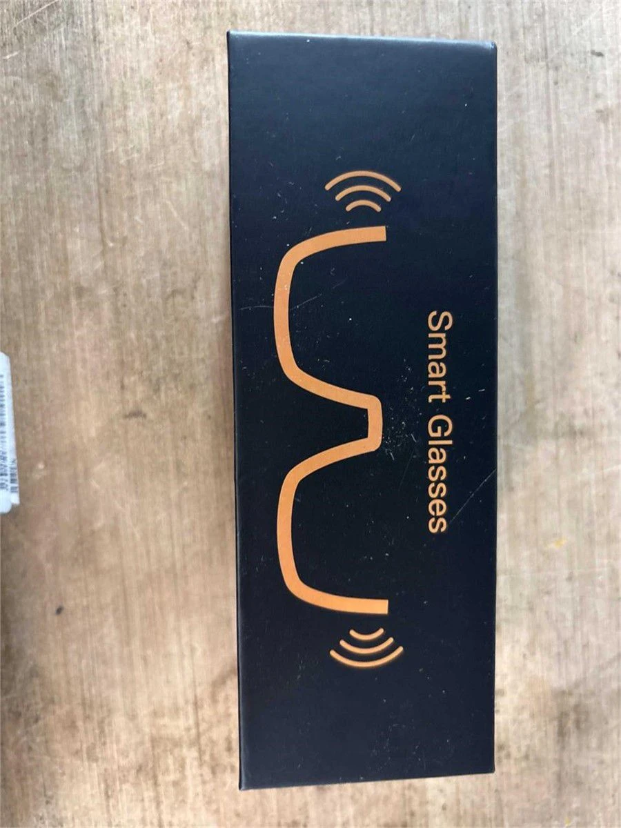 Black Smart Glasses with Built-in Headphones