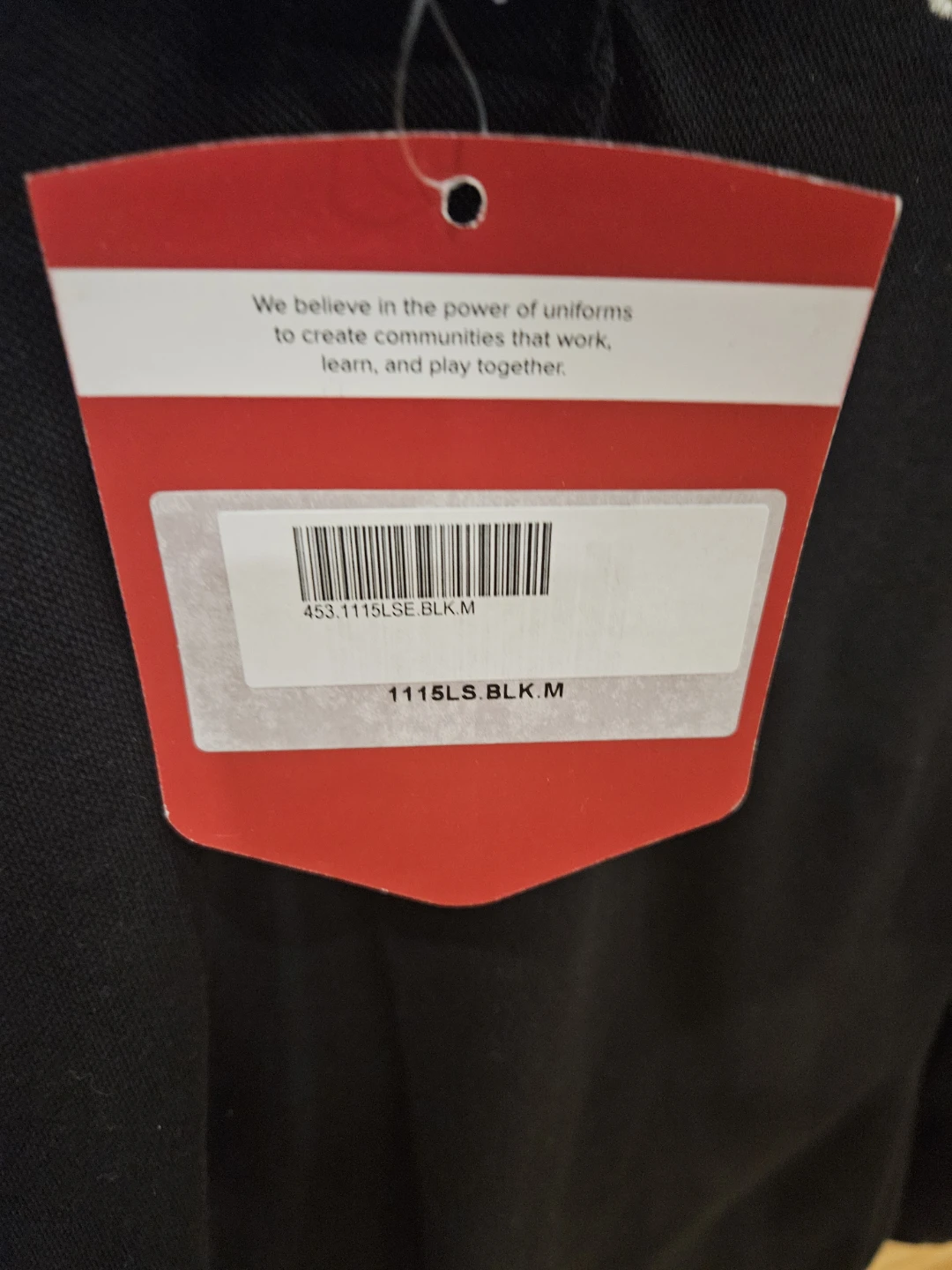 McCarthy Uniforms Black Long Sleeve Polo Shirt - M - photo 3