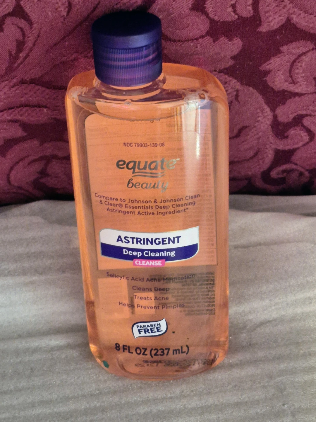 BNIB)Equate Beauty Deep Cleaning Astringent 8 fl oz