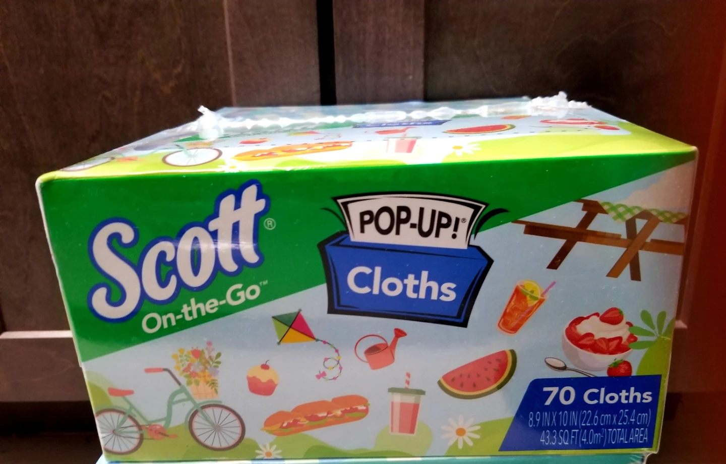 NEW Scott On-the-Go Pop-Up Cloths 70 count