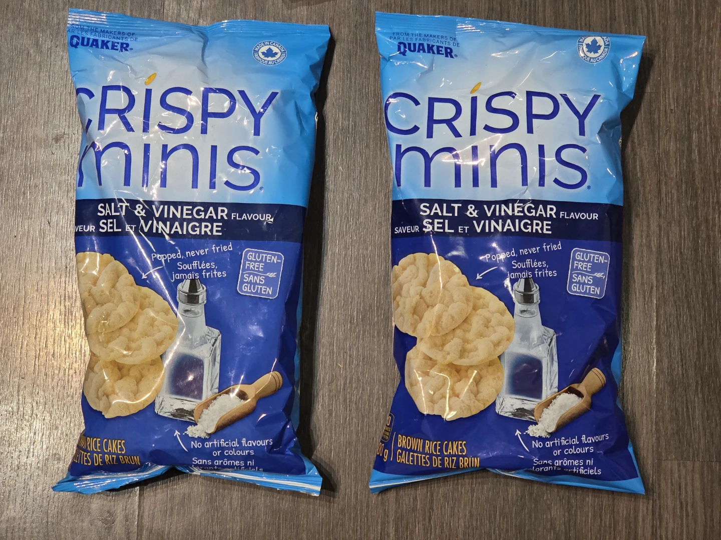 Free Crispy Minis – Salt & Vinegar (2 bags)