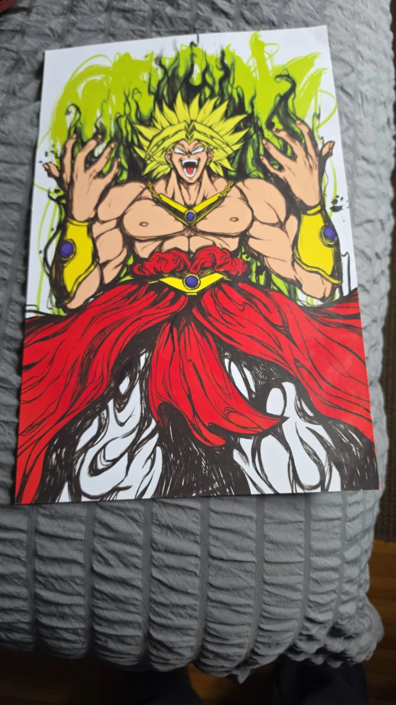 Dragon Ball Z Broly Poster Art