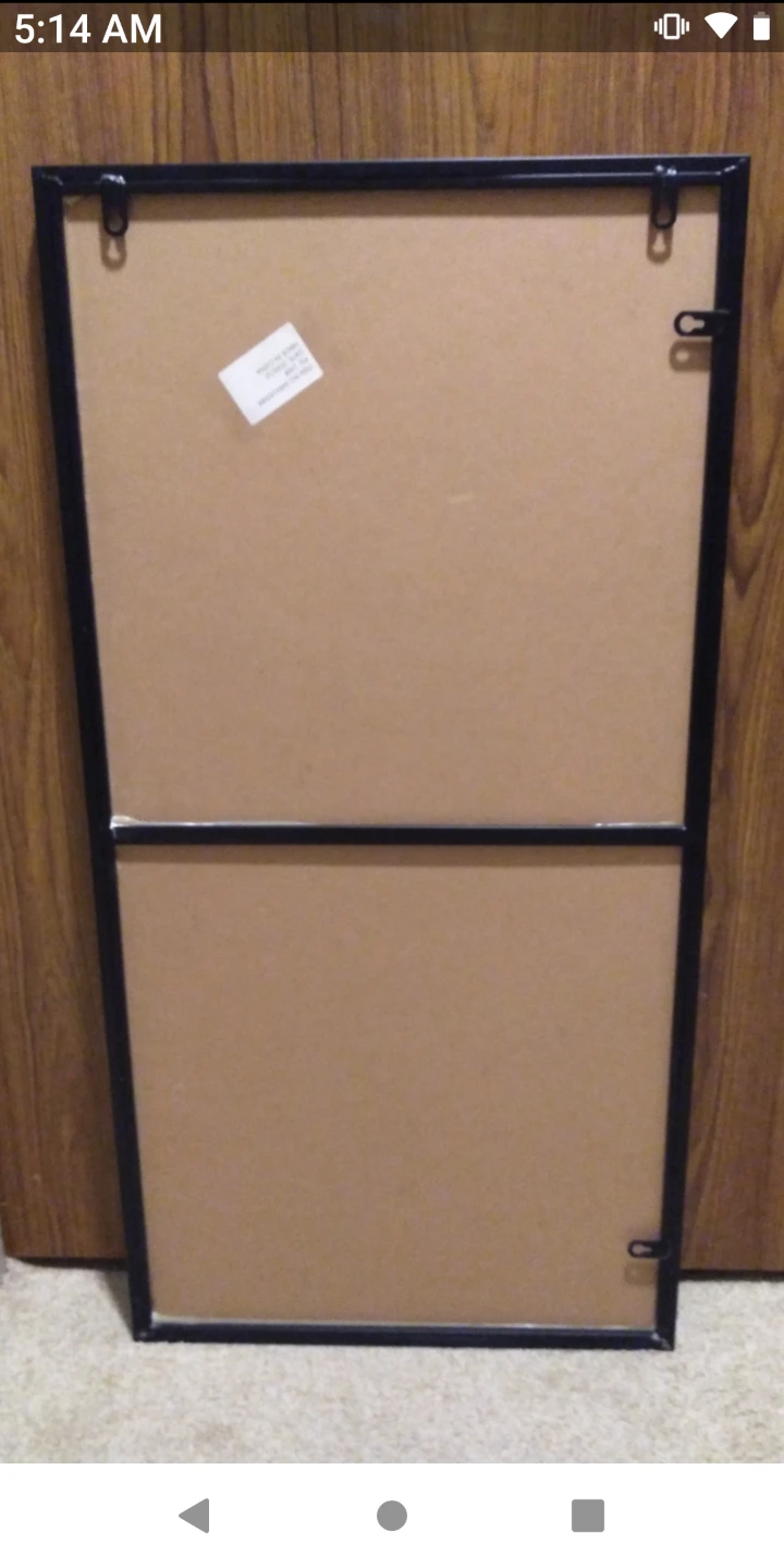 Mirror 36" x 18" x 1" with black metal frame # MR41836BK... - photo 2