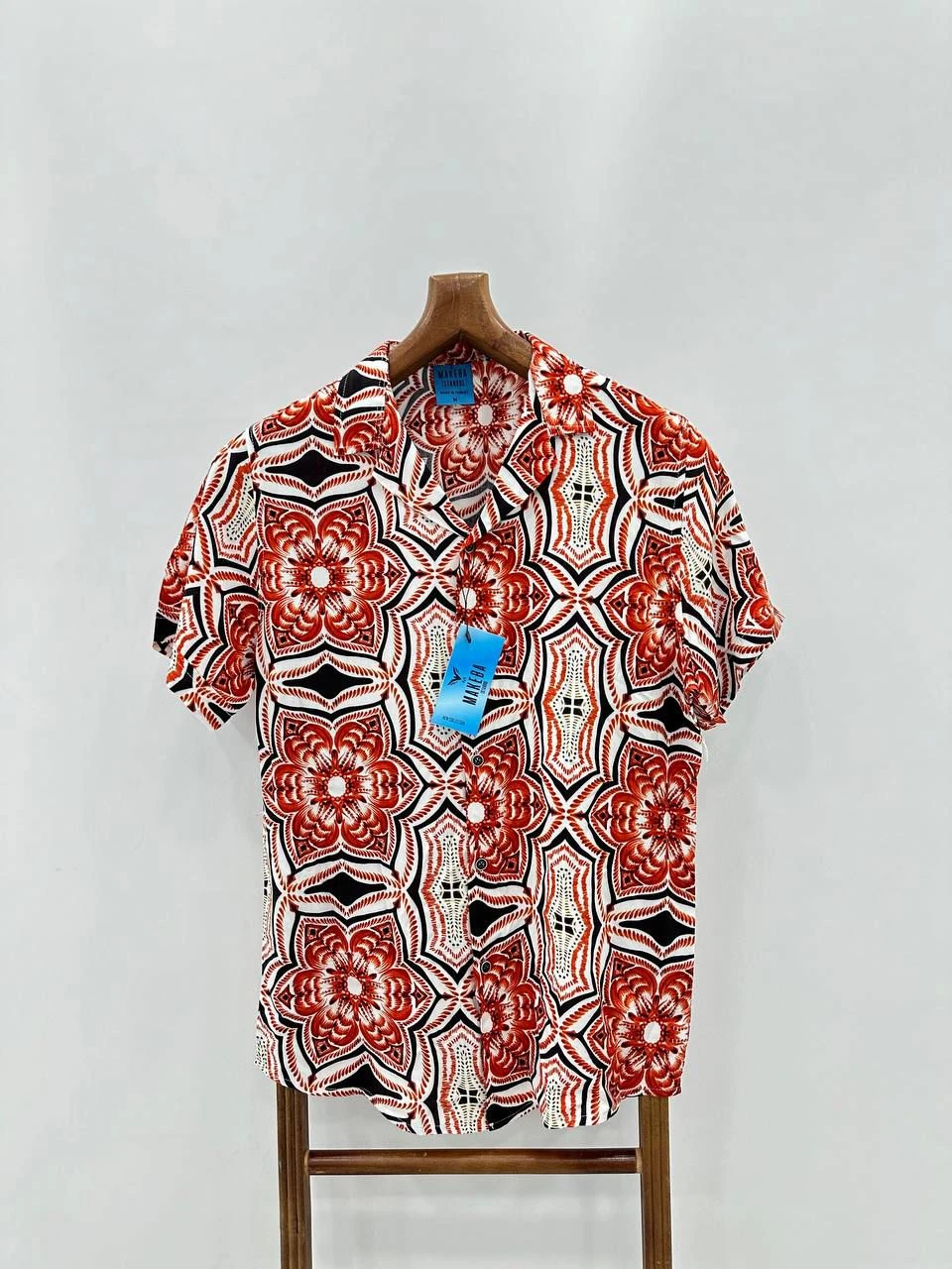 MAEOO Short Sleeve Button-Up Shirt