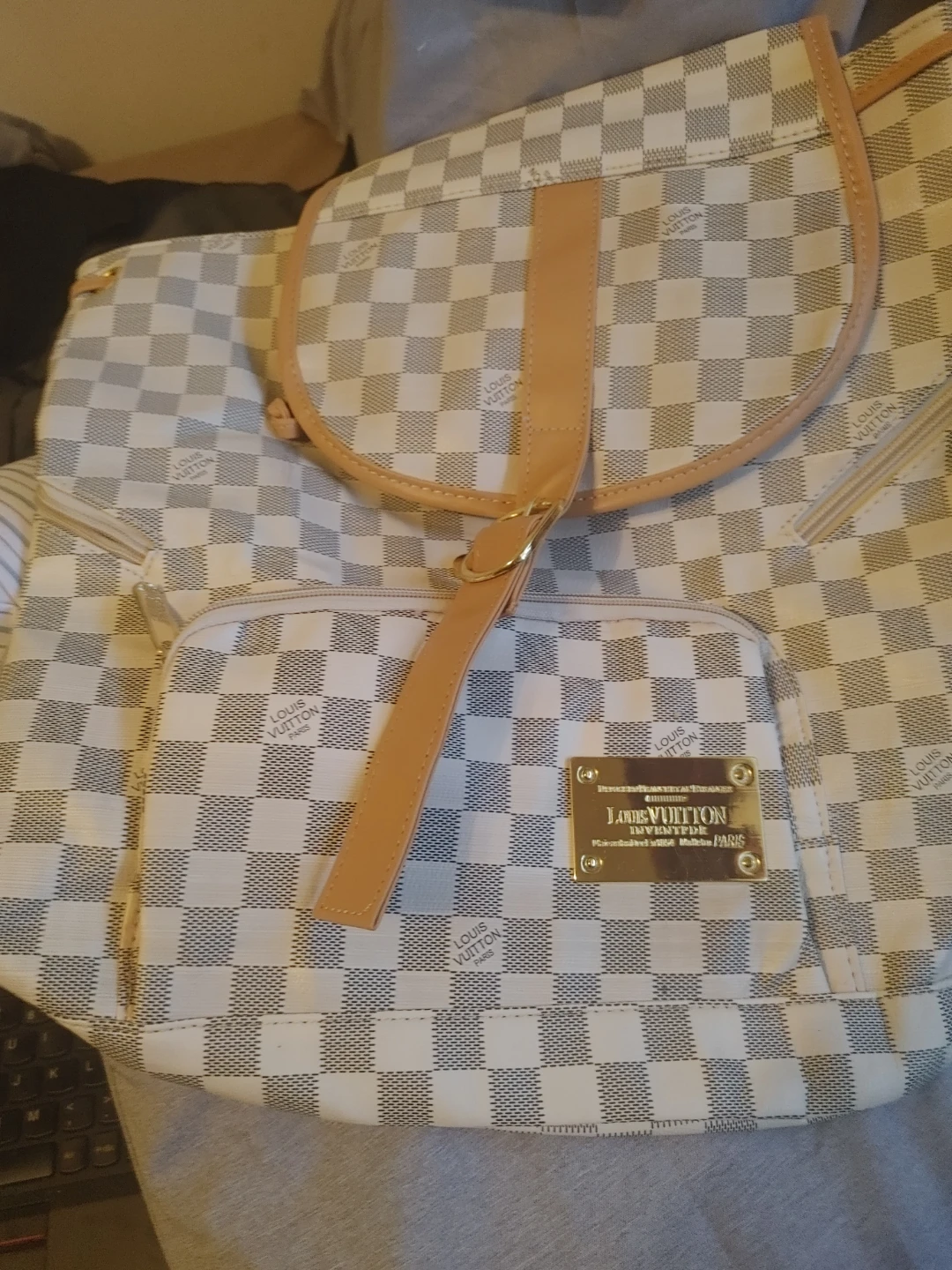 Louis Vuitton Damier Azur Backpack