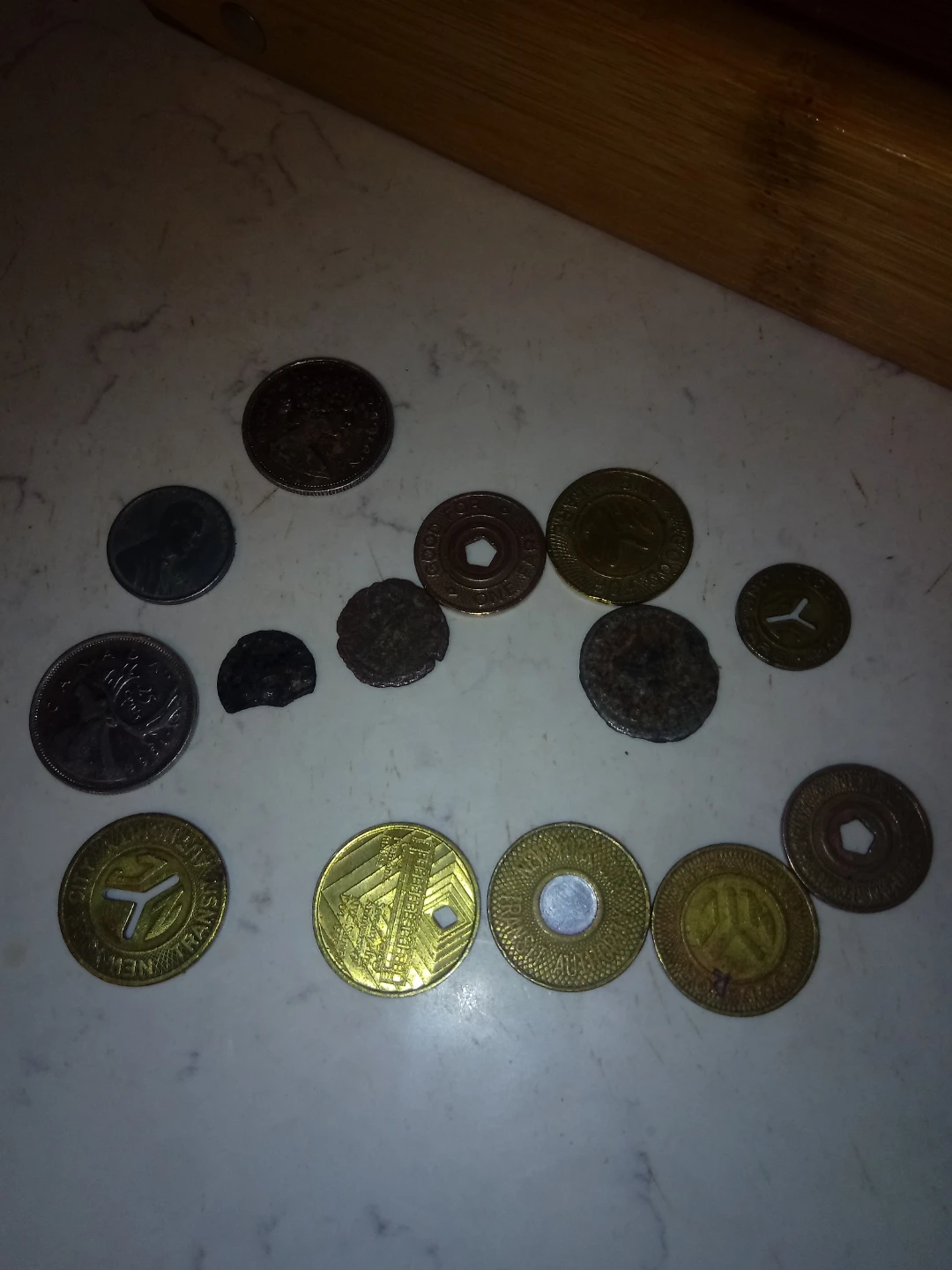 Mixed Lot ofCoins and Tokens