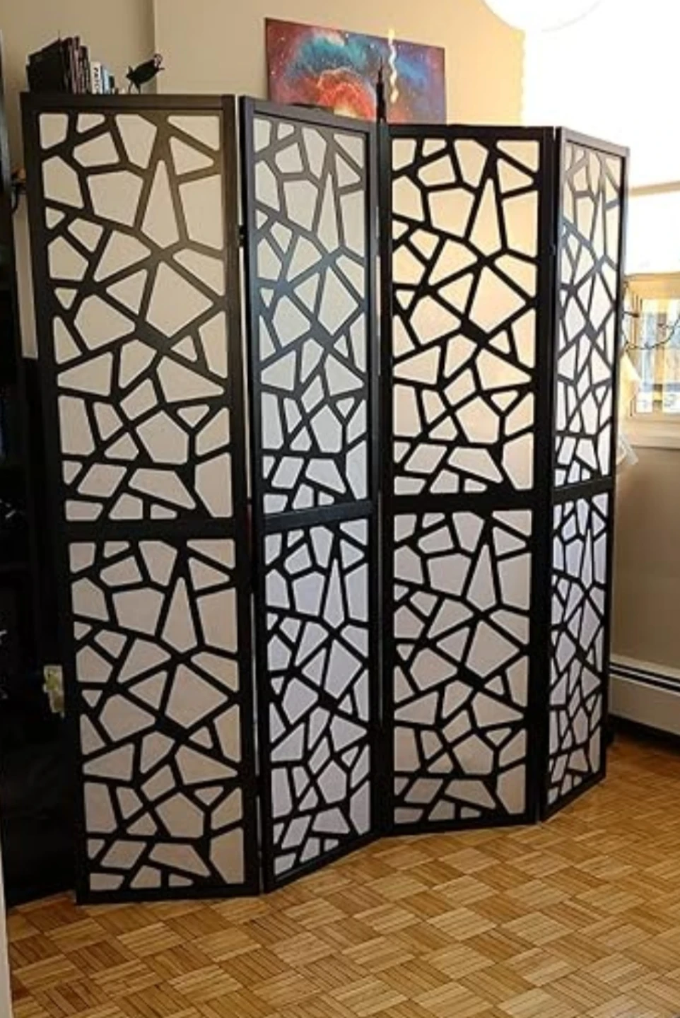 Beautiful 4-Panel Room Divider