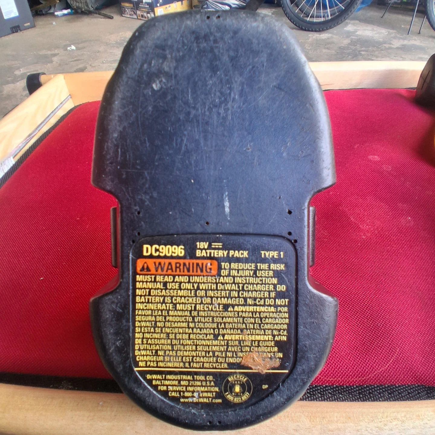 DeWalt 18V XRP Battery Pack
