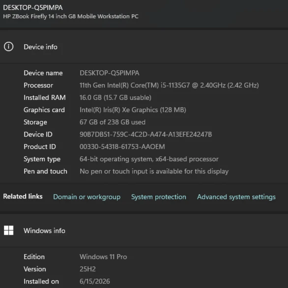 HP ZBook Firefly 14 G8 Mobile Workstation Laptop - photo 4