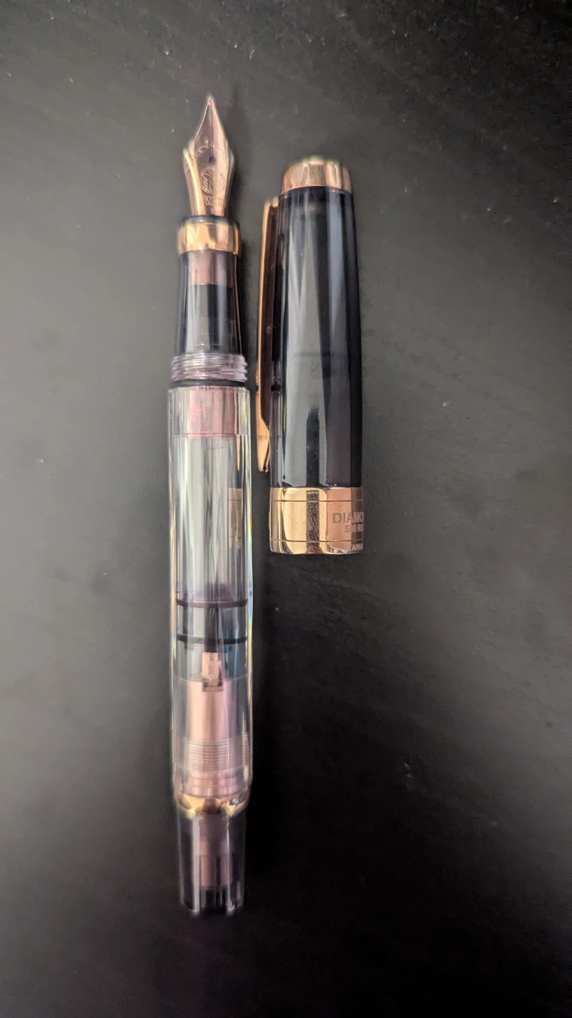 TWSBI Diamond 580 Smoke RG II Fountain Pen (B Nib)