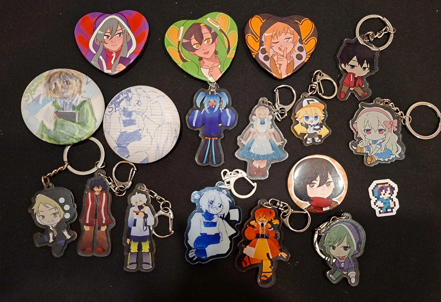 Vocaloid Kagerou Project Keychain Pins Anime