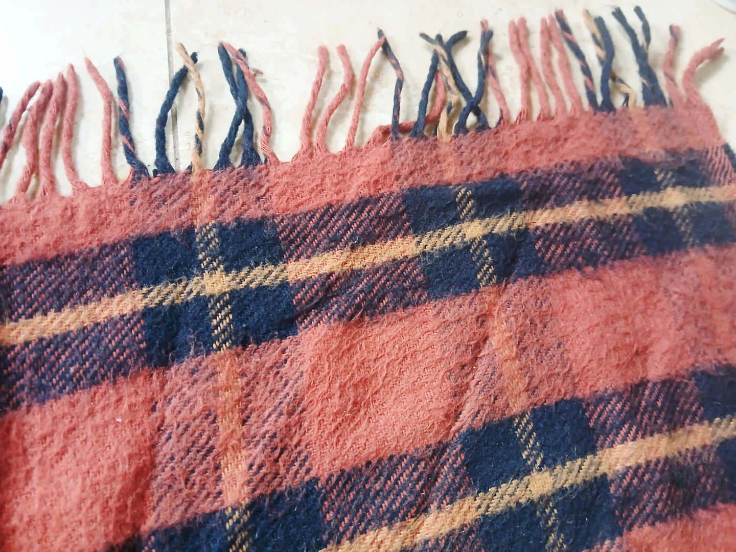 FREE Plaid Cape Blanket with Fringe - photo 2
