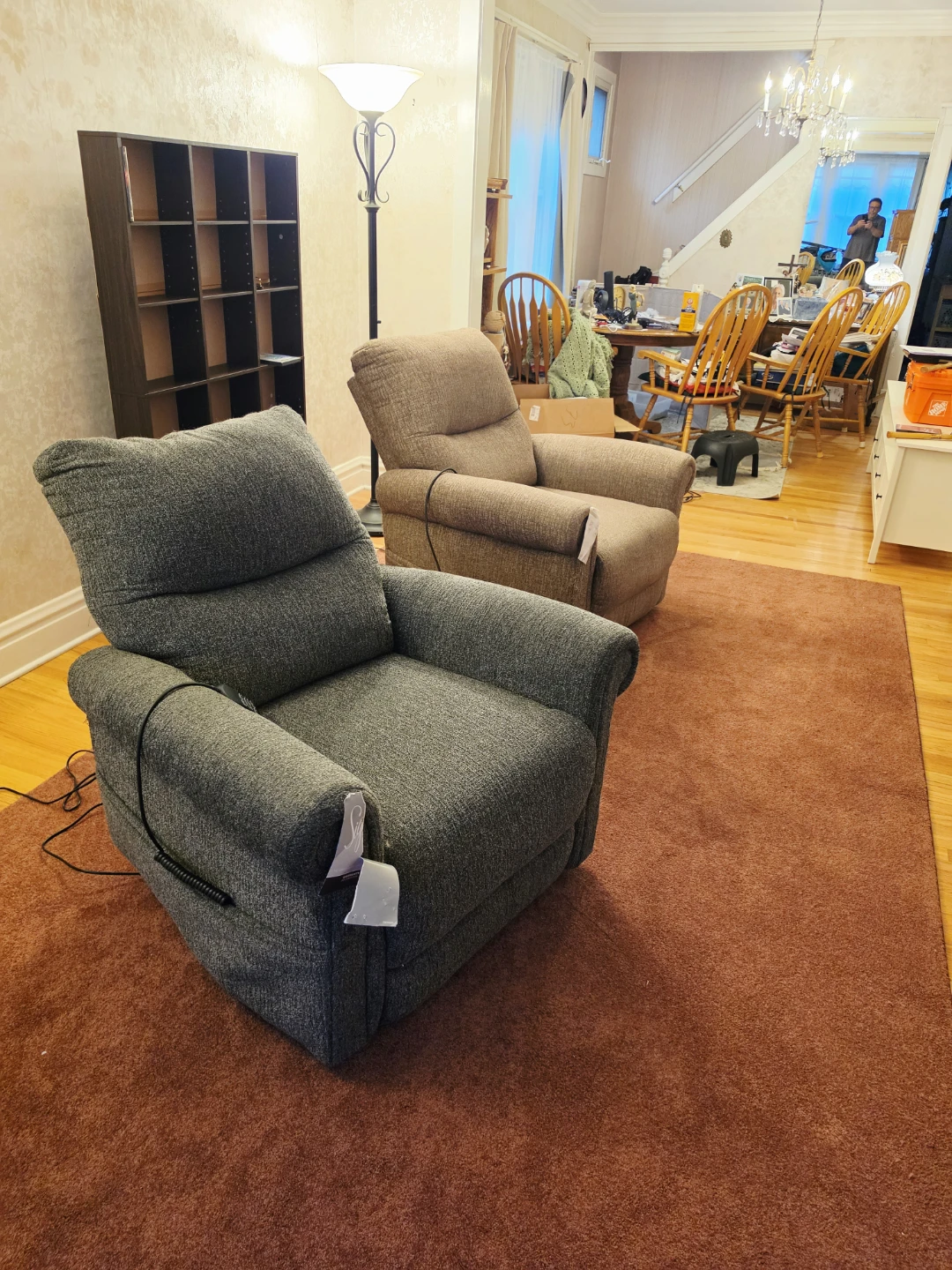 Pair of Ashley Furniture Power Recliners w/ Heat & Massage - photo 5