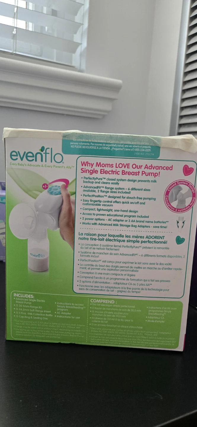 Evenflo Advanced Single Electric Breast Pump - photo 2