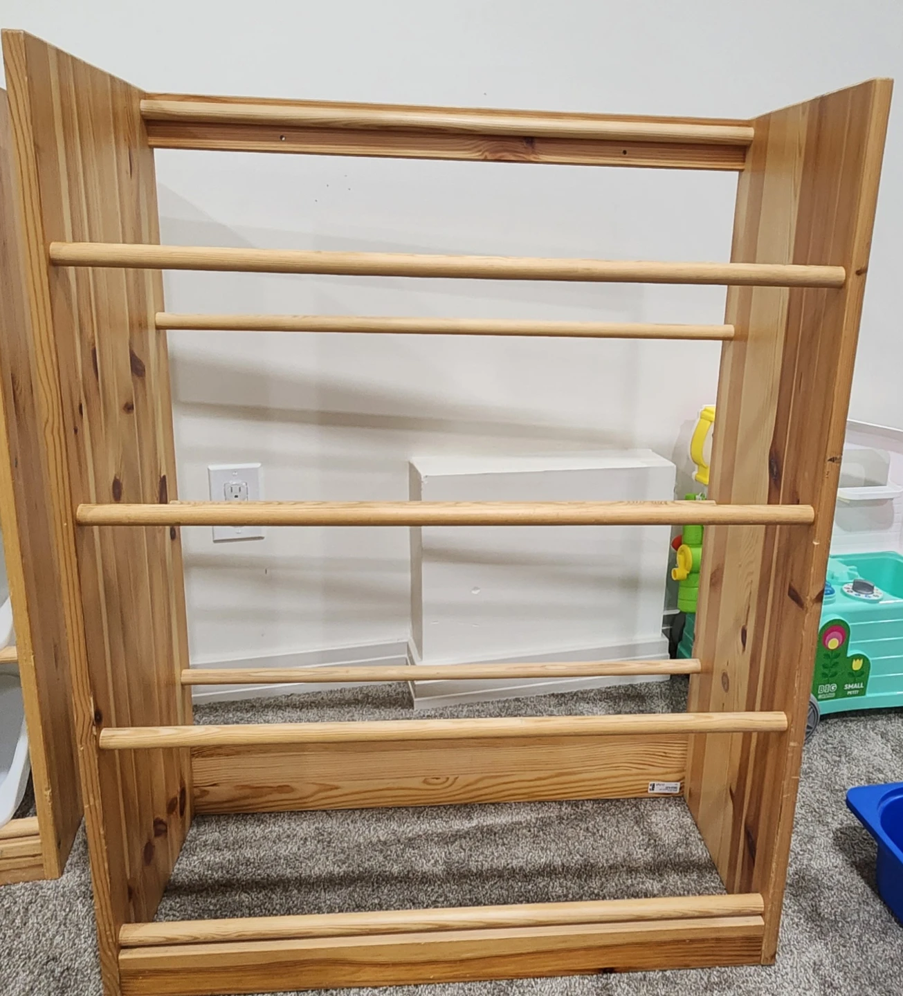 Trofast Wooden Toy Organizer with Bins