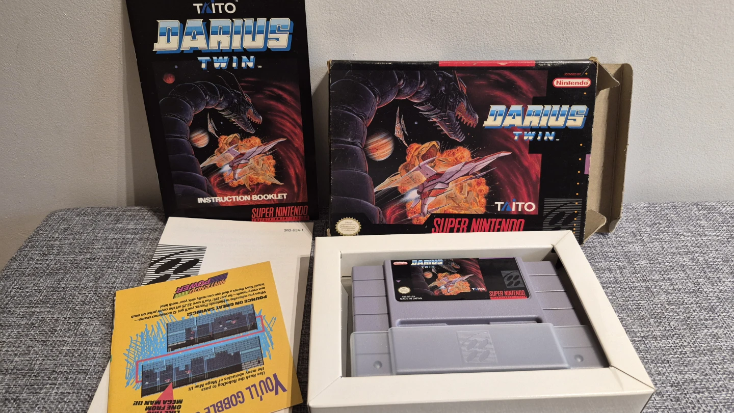Taito Darius Twin Super Nintendo SNES Game