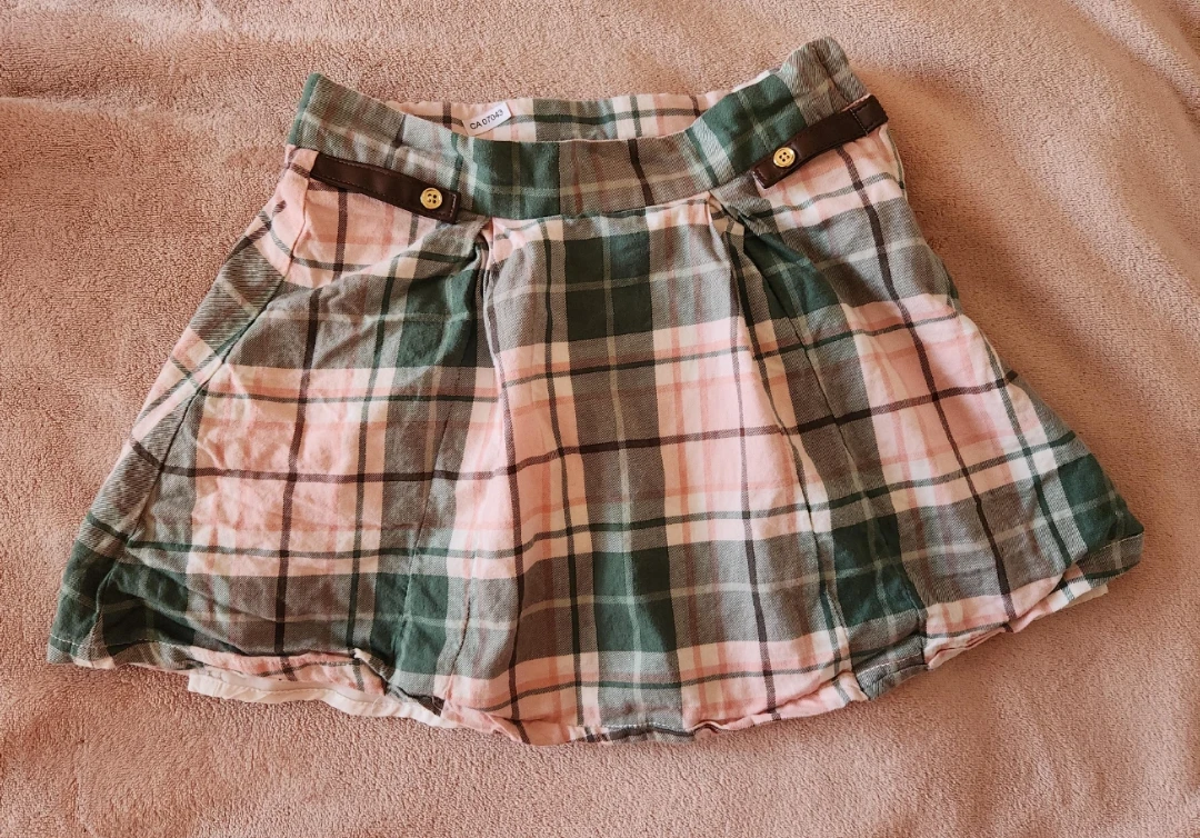 Girl's Plaid Skirt Size 7