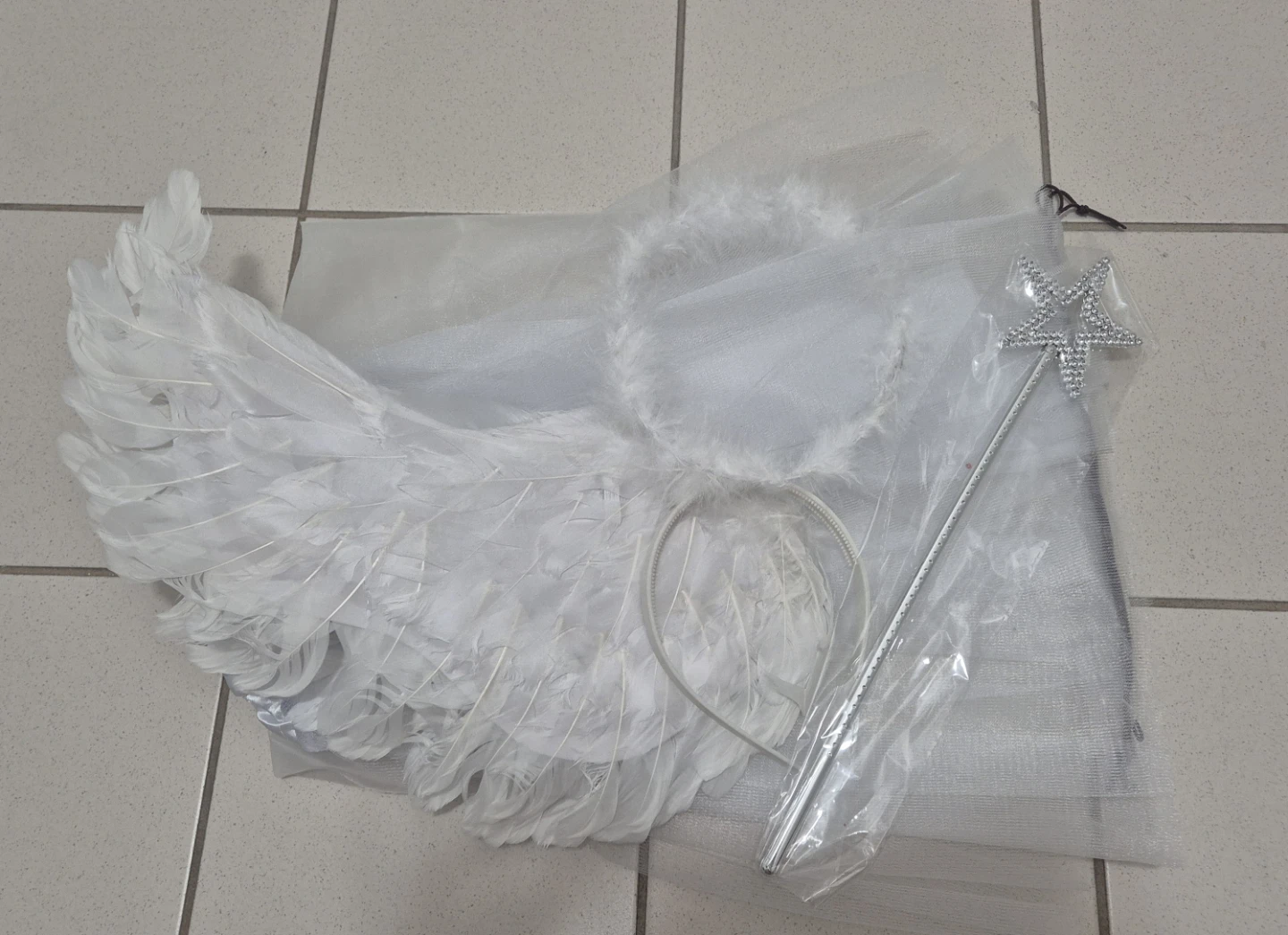 Brand New Angel Costume Set – Wings, Halo & Wand