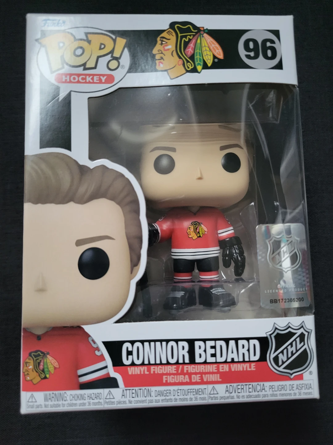 Funko Pop! Hockey Connor Bedard #96