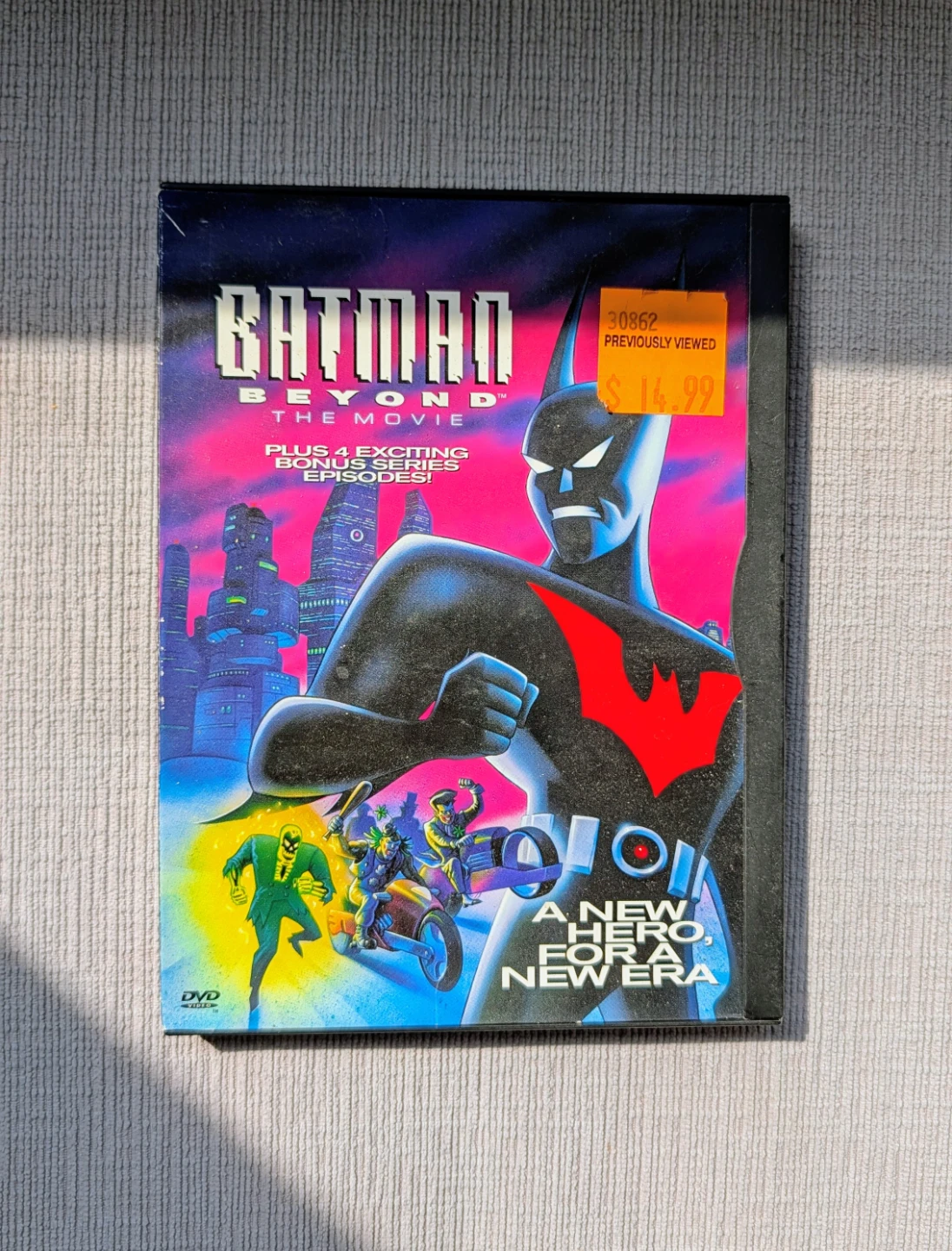 Batman Beyond The Movie DVD Plus Bonus Episodes