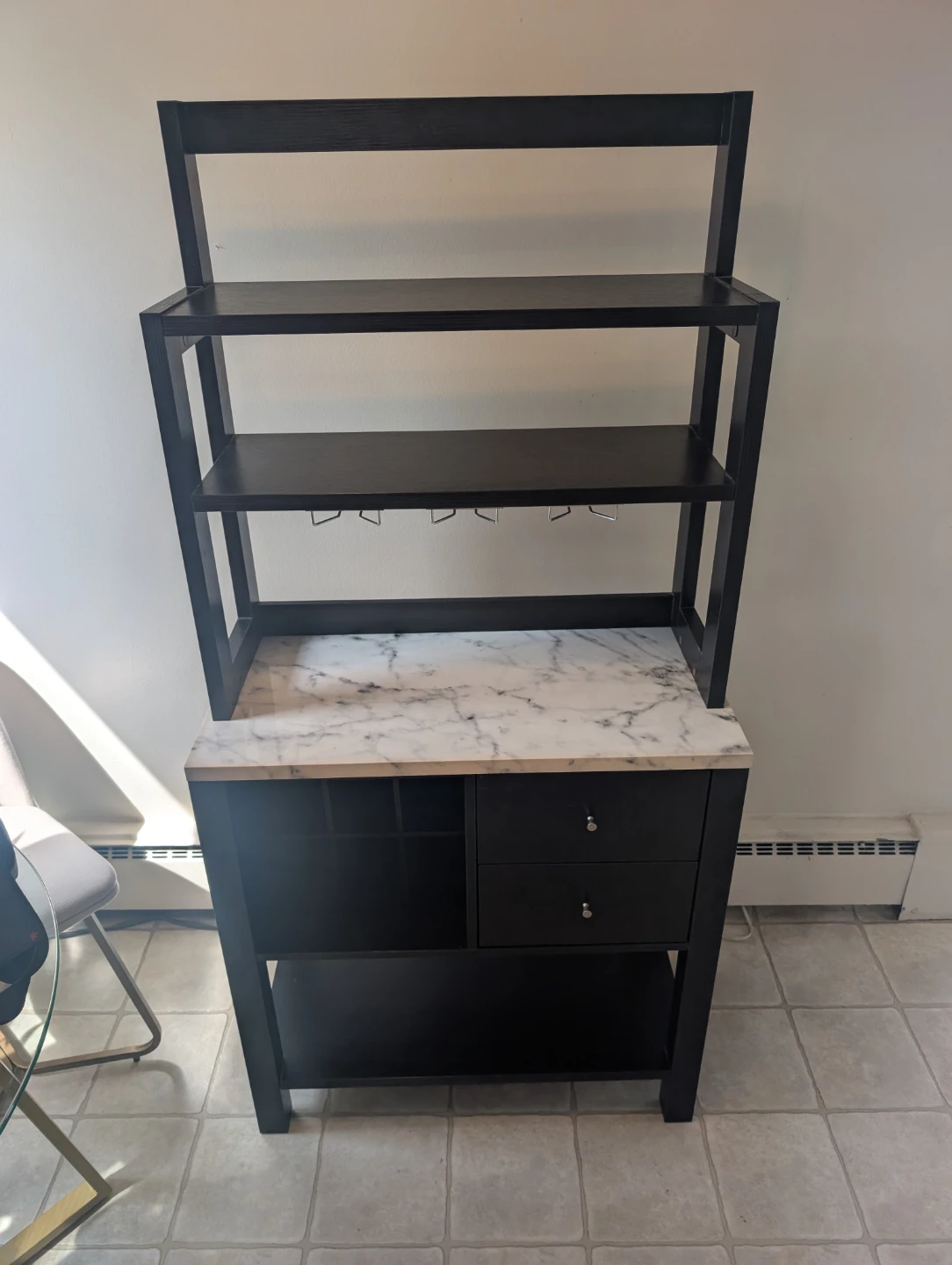Serving bar/coffee cart