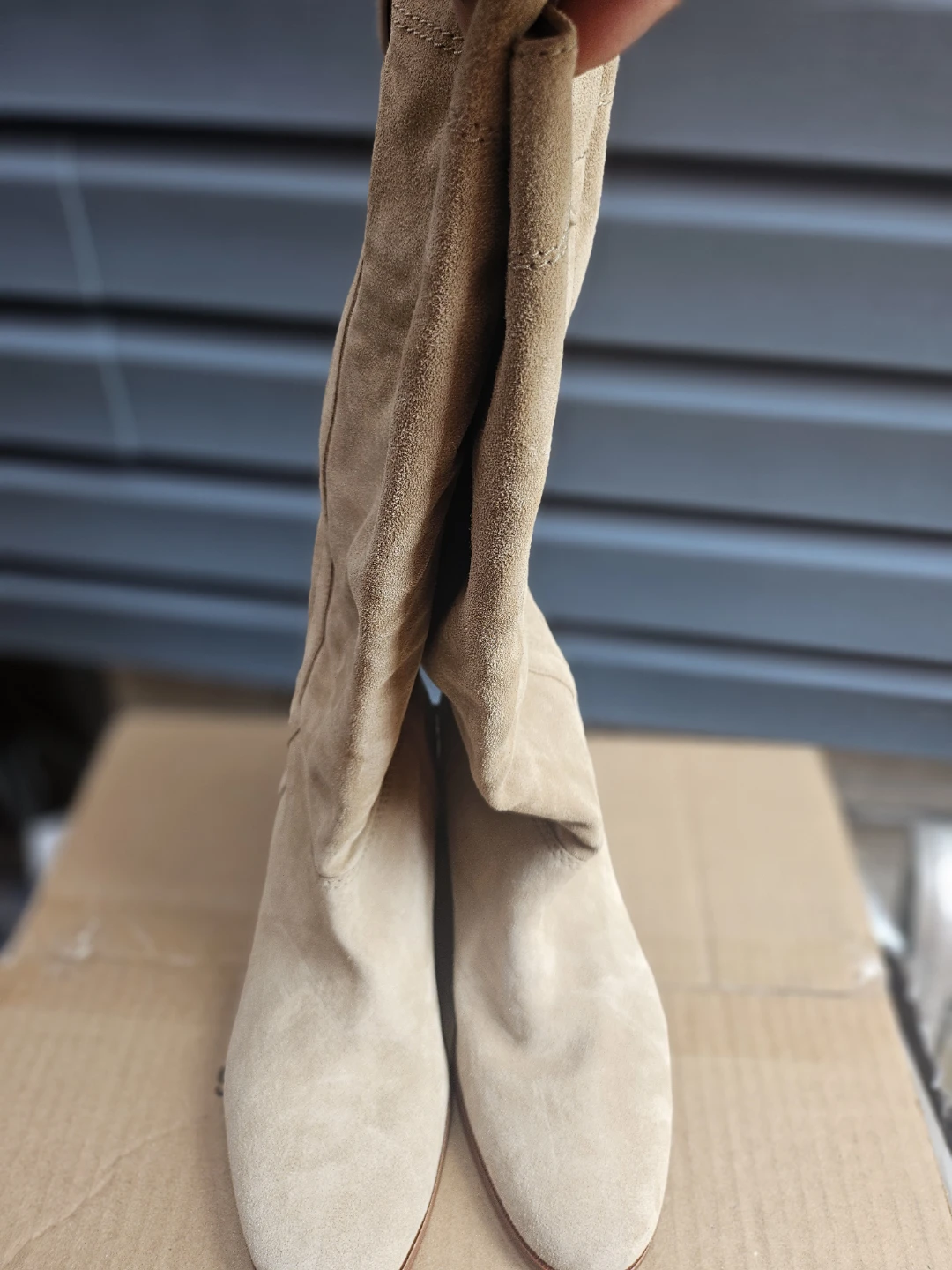 Veronica Beard Suede Tall Boots