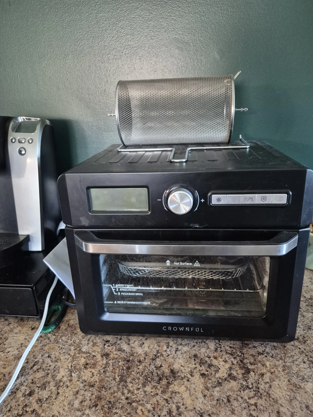 CROWNful Air Fryer Toaster Oven with Rotisserie - photo 2