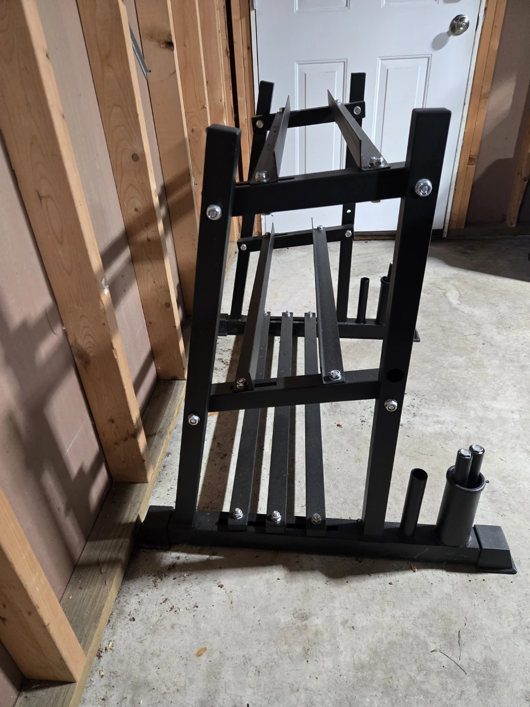 Black 3-Tier Dumbbell Rack - photo 2