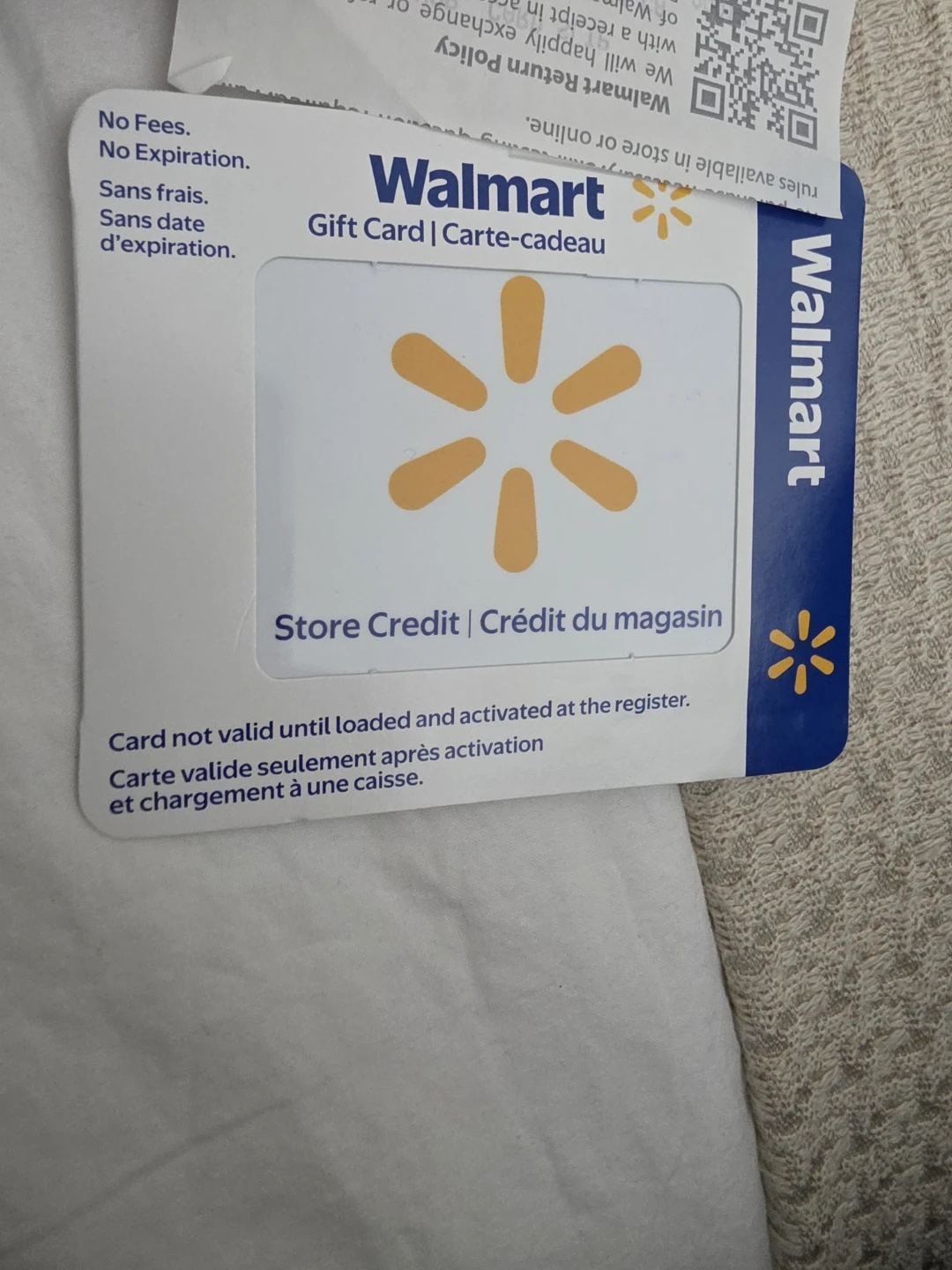 $76 for a $90.35 CAD Physical Walmart Gift Card