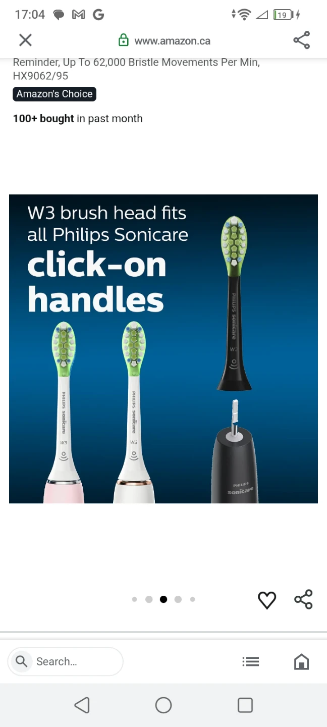 Philips Sonicare W3 Premium White Brush Heads, 2 Pack - photo 3