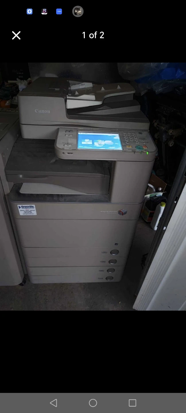 Canon copier with feeder - photo 2