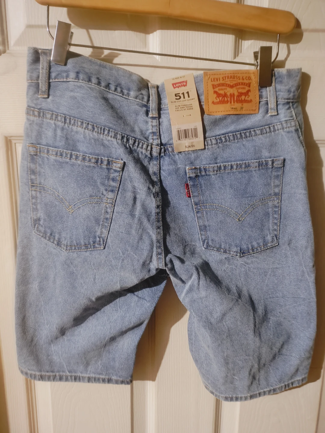 Levi's 511 Cut-Off Shorts size 14 new - photo 3