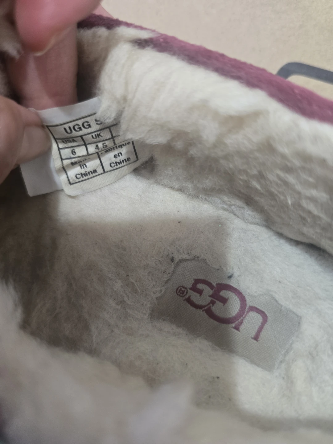 UGG Australia Pink Suede Moccasin Slippers - photo 2