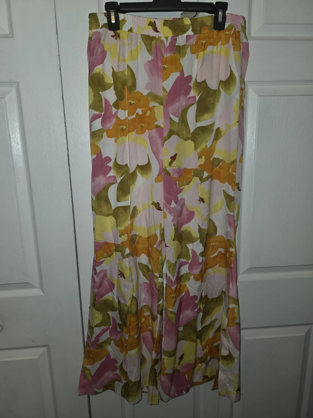Women's Floral Print Wide Leg Pants