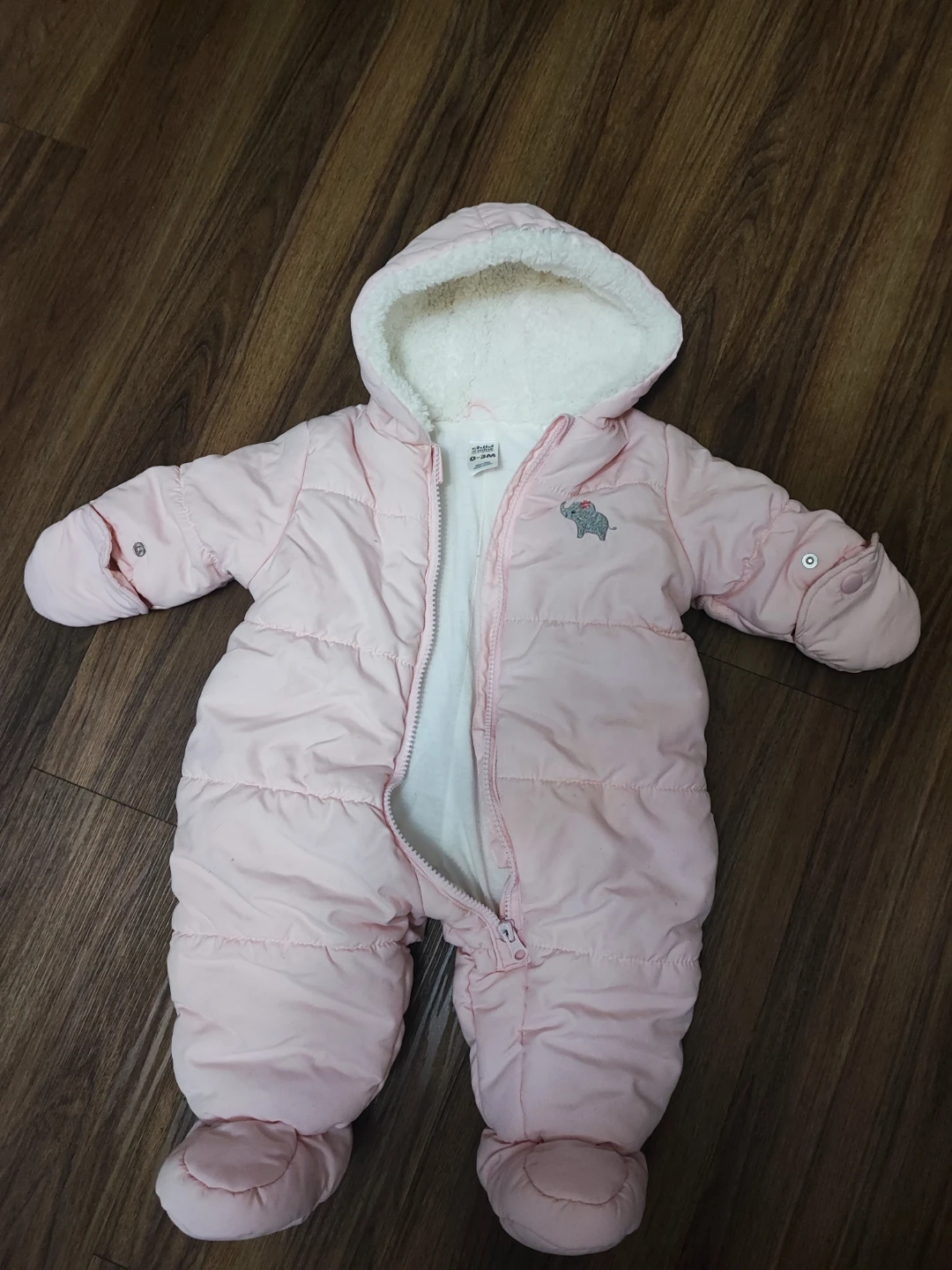 Child of Mine by Carter's Pink Snowsuit