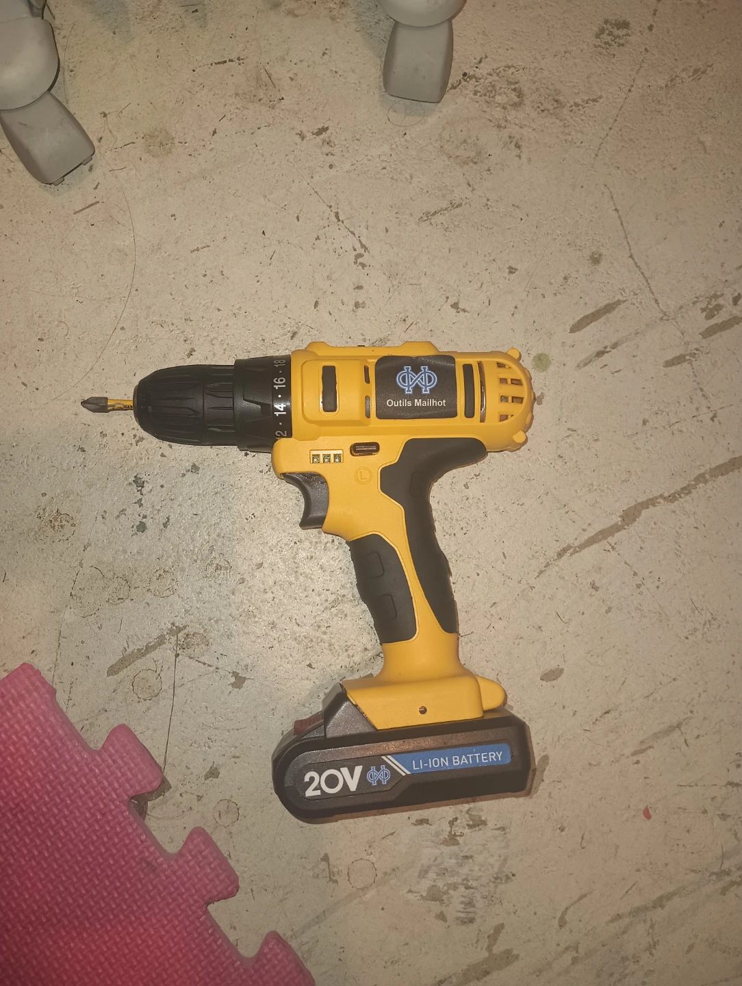 Outils Maillot 20V Cordless Drill Set - photo 4