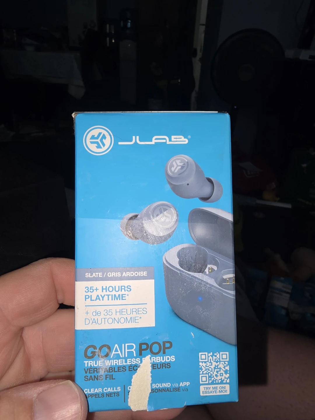 JLab Go Air Pop True Wireless Earbuds - Slate - photo 3