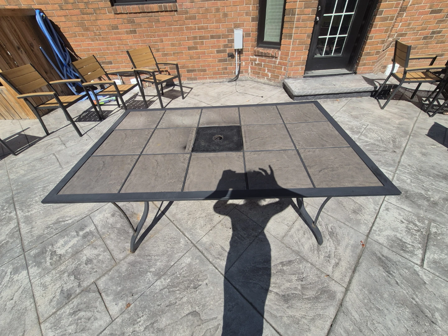 Tiled Outdoor Dining Table