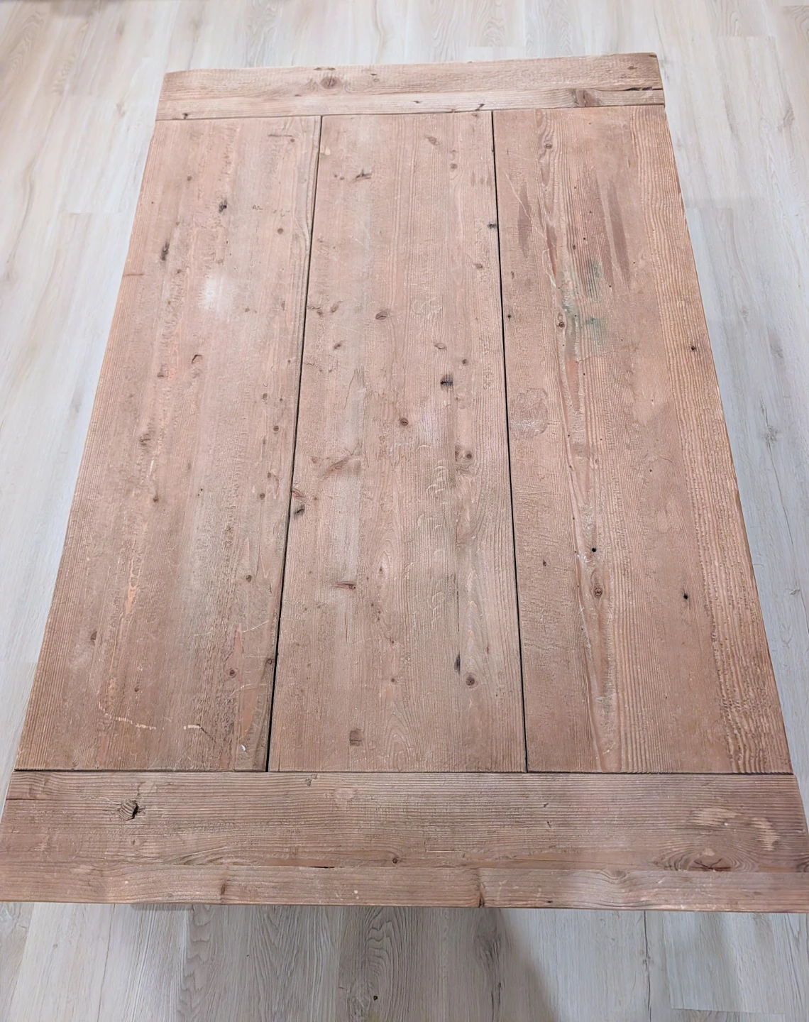 RESTORATION HARDWARE Balustrade Salvaged Wood Coffee Table - photo 2