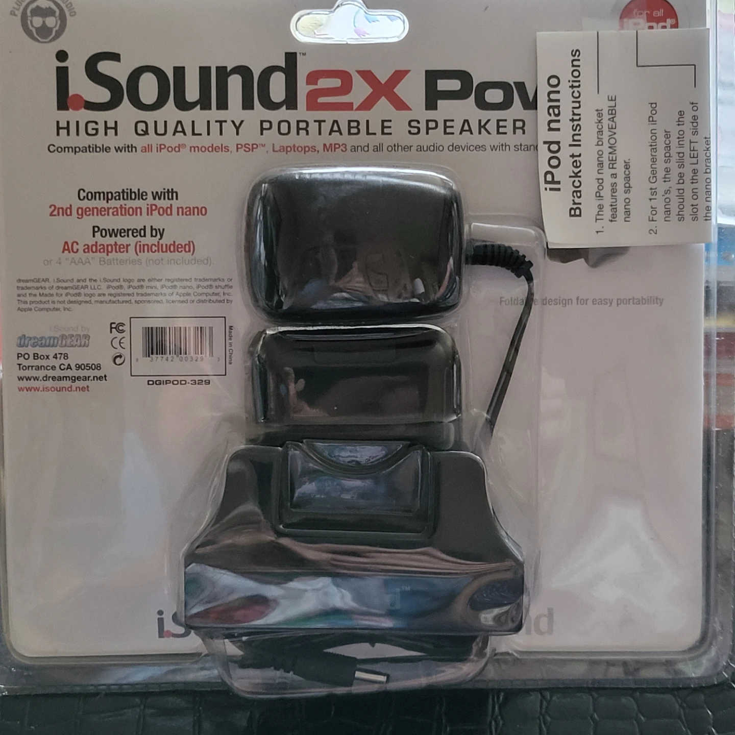 iSound 2X Power HQ Portable Speaker System for iPod Nano - photo 2