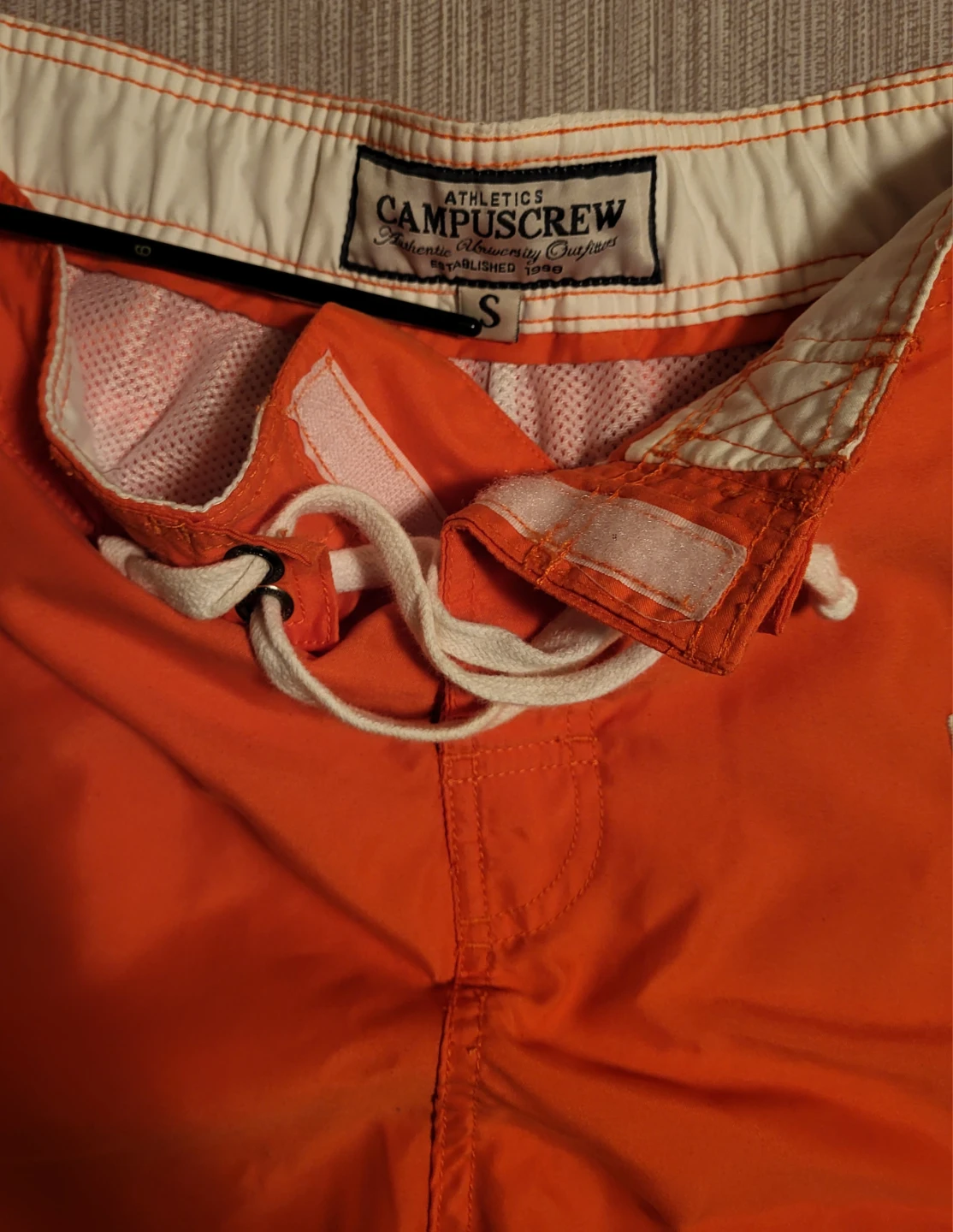 Campus Crew Varsity Orange Cargo Shorts - photo 2