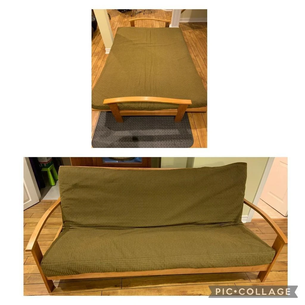 Versatile Wooden Futon Sofa Bed